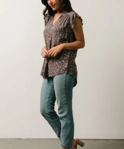 KA Lars Top | Mauve Multi Floral Boho 13 KA Lars Top | Mauve Multi Floral Boho