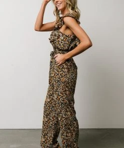 HAY Boho Lauretta Jumpsuit | Orange Floral