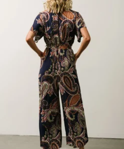 Baltic Born Boho Lazuli Jumpsuit | Navy Paisley Print 2 Baltic Born Boho Lazuli Jumpsuit | Navy Paisley Print