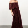 BB Custom Leon Off Shoulder Maxi Dress | Mulberry Dresses
