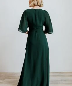 Soi Lilly Wrap Maxi Dress | Dark Green 18 Soi Lilly Wrap Maxi Dress | Dark Green