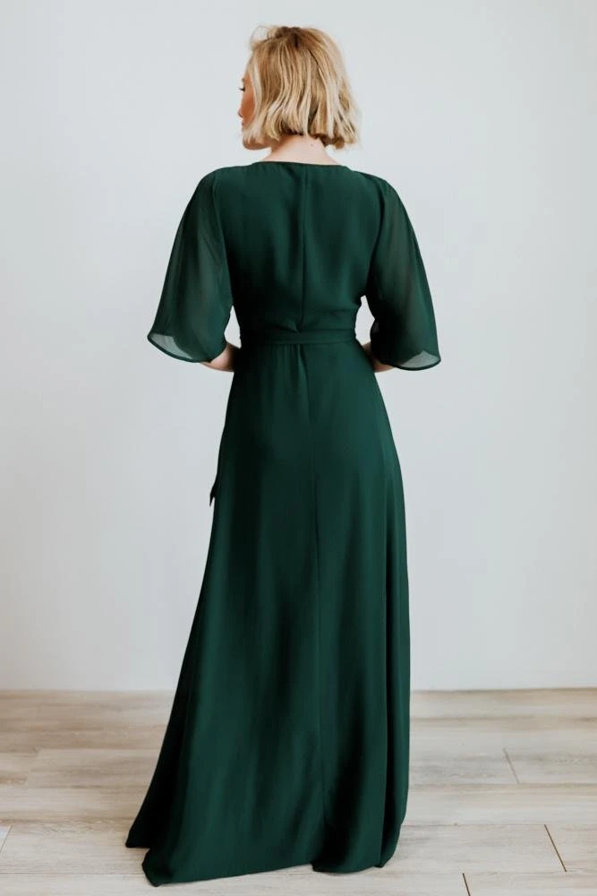 Soi Lilly Wrap Maxi Dress | Dark Green 8 Soi Lilly Wrap Maxi Dress | Dark Green