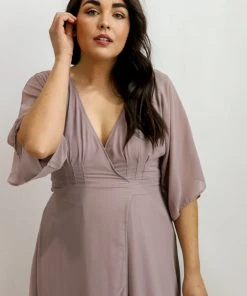 Soi Lilly Wrap Maxi Dress | Dusty Lilac