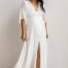 Soi Lilly Wrap Maxi Dress | Off White Dresses