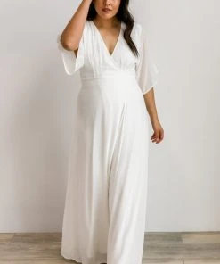 Soi Lilly Wrap Maxi Dress | Off White Dresses