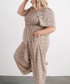 HAY Lindie Smocked Jumpsuit | Multi Floral 18 HAY Lindie Smocked Jumpsuit | Multi Floral