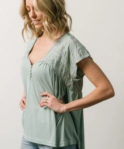 IL Lindley Embroidery Top | Dusty Sage 9 IL Lindley Embroidery Top | Dusty Sage