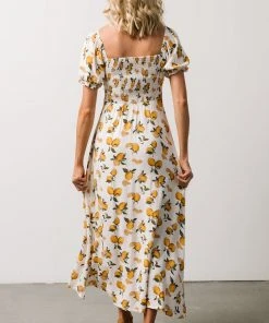 POL Linnea Midi Dress | Lemon Print Dresses 8 POL Linnea Midi Dress | Lemon Print Dresses