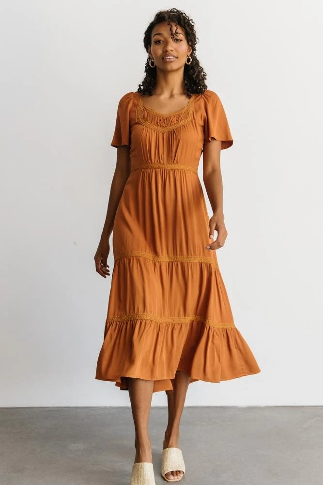 POL Dresses Lumi Tiered Maxi Dress | Nutmeg 1 POL Dresses Lumi Tiered Maxi Dress | Nutmeg