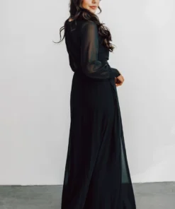 RR Lydia Maxi Dress | Black 3 RR Lydia Maxi Dress | Black