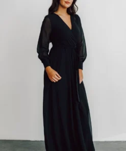RR Lydia Maxi Dress | Black 2 RR Lydia Maxi Dress | Black