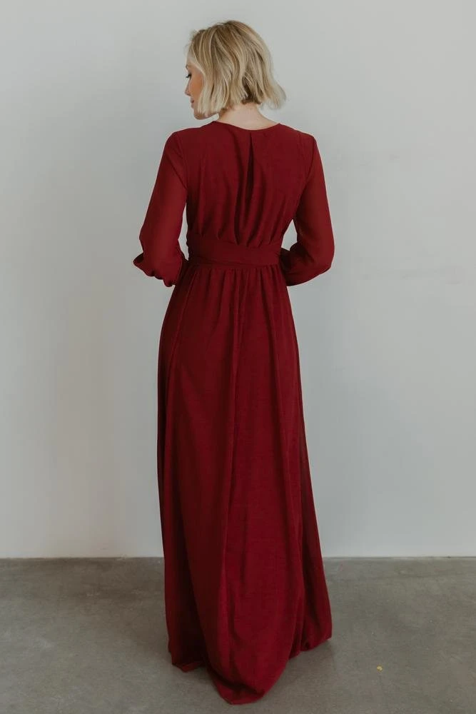 RR Lydia Maxi Dress | Burgundy 7 RR Lydia Maxi Dress | Burgundy