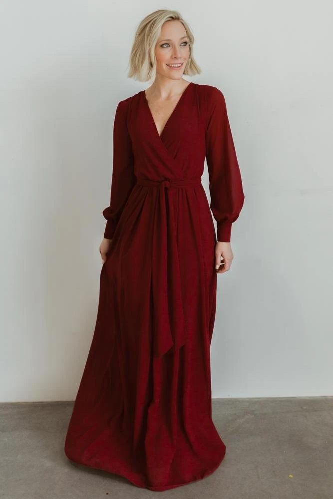 RR Lydia Maxi Dress | Burgundy 1 RR Lydia Maxi Dress | Burgundy