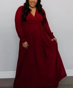 RR Lydia Maxi Dress | Burgundy