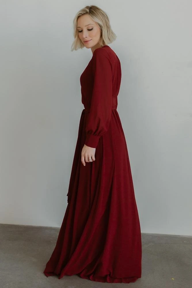 RR Lydia Maxi Dress | Burgundy 4 RR Lydia Maxi Dress | Burgundy