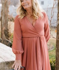 RR Lydia Maxi Dress | Dusty Clay