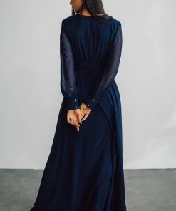 RR Lydia Maxi Dress | Navy Dresses