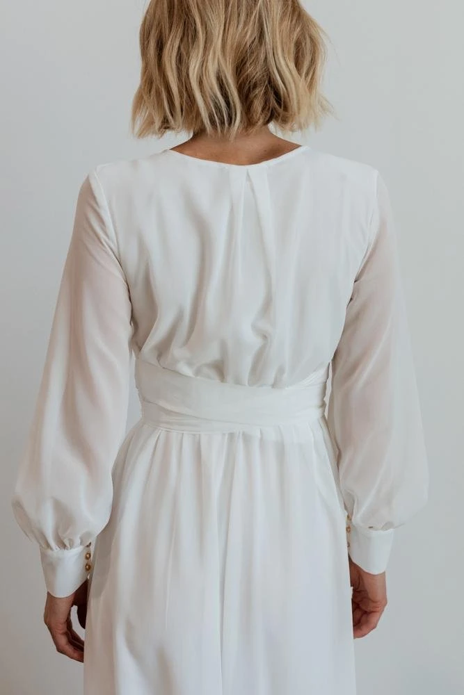 RR Lydia Maxi Dress | Off White RR Lydia Maxi Dress | Off White