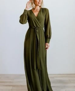 RR Lydia Maxi Dress | Olive Dresses