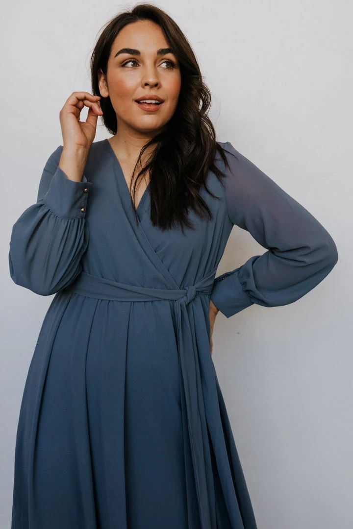 RR Dresses Lydia Maxi Dress | Slate Blue 8 RR Dresses Lydia Maxi Dress | Slate Blue