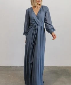 RR Dresses Lydia Maxi Dress | Slate Blue 26 RR Dresses Lydia Maxi Dress | Slate Blue