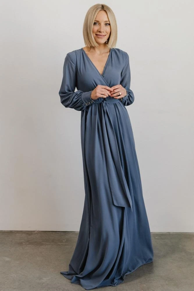 RR Dresses Lydia Maxi Dress | Slate Blue 13 RR Dresses Lydia Maxi Dress | Slate Blue