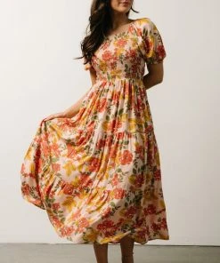 POL Dresses Madrid Smocked Dress | Multi Floral