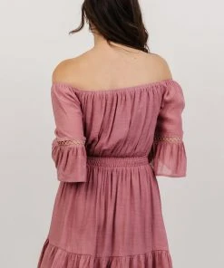 Dresses Magnolia Off Shoulder Mini Dress | Rose