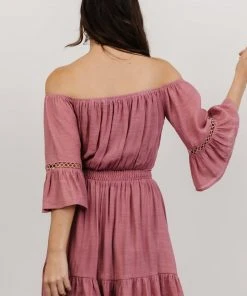 Dresses Magnolia Off Shoulder Mini Dress | Rose