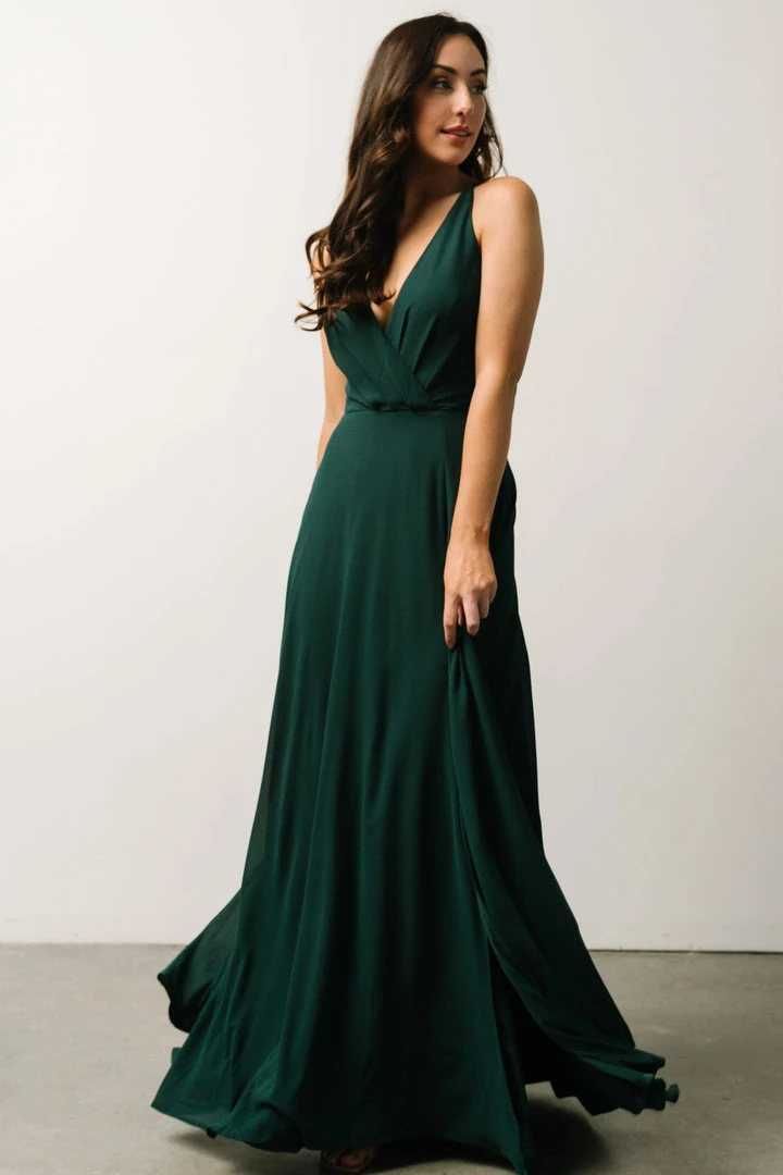 Soi Marjorie Maxi Gown | Hunter Green Dresses 3 Soi Marjorie Maxi Gown | Hunter Green Dresses