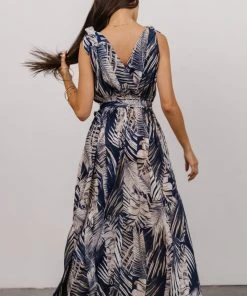 DD Marley Maxi Dress | Navy Print Dresses
