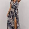 DD Marley Maxi Dress | Navy Print Dresses