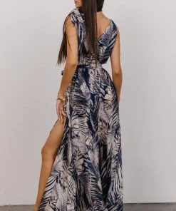 DD Marley Maxi Dress | Navy Print Dresses