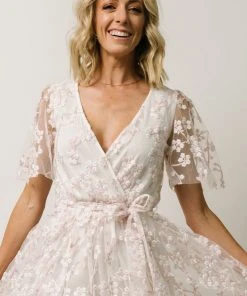 BB Custom Marseille Embossed Maxi Dress | Cherry Blossom Dresses