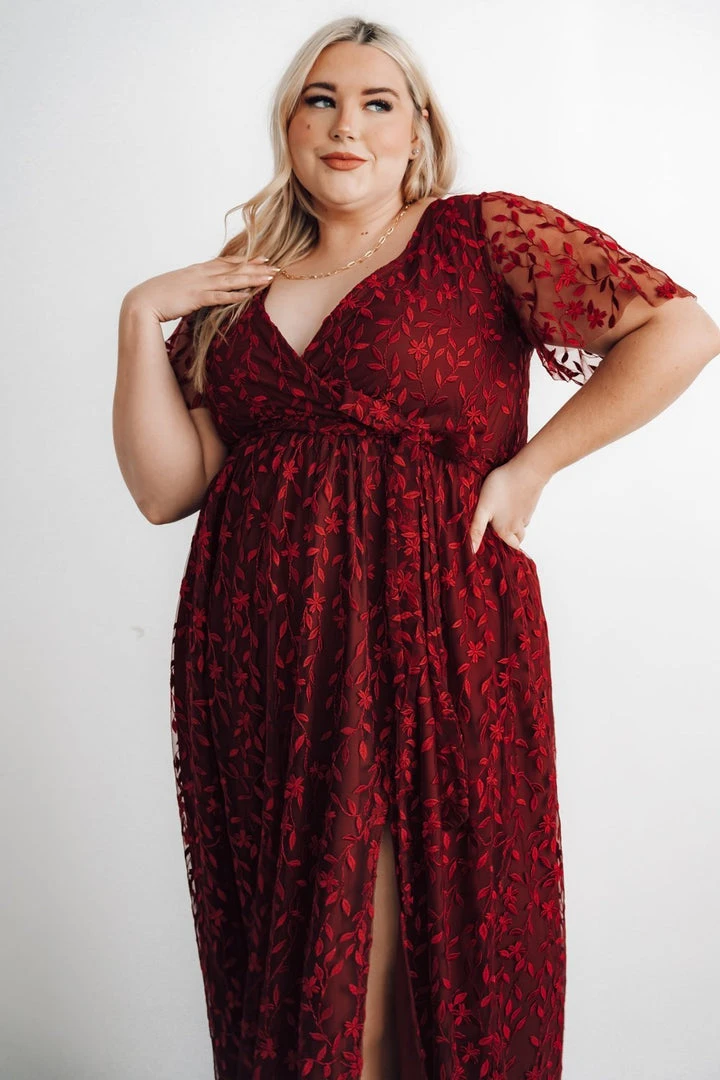 BB Custom Marseille Embossed Maxi Dress | Mulberry Dresses 2 BB Custom Marseille Embossed Maxi Dress | Mulberry Dresses