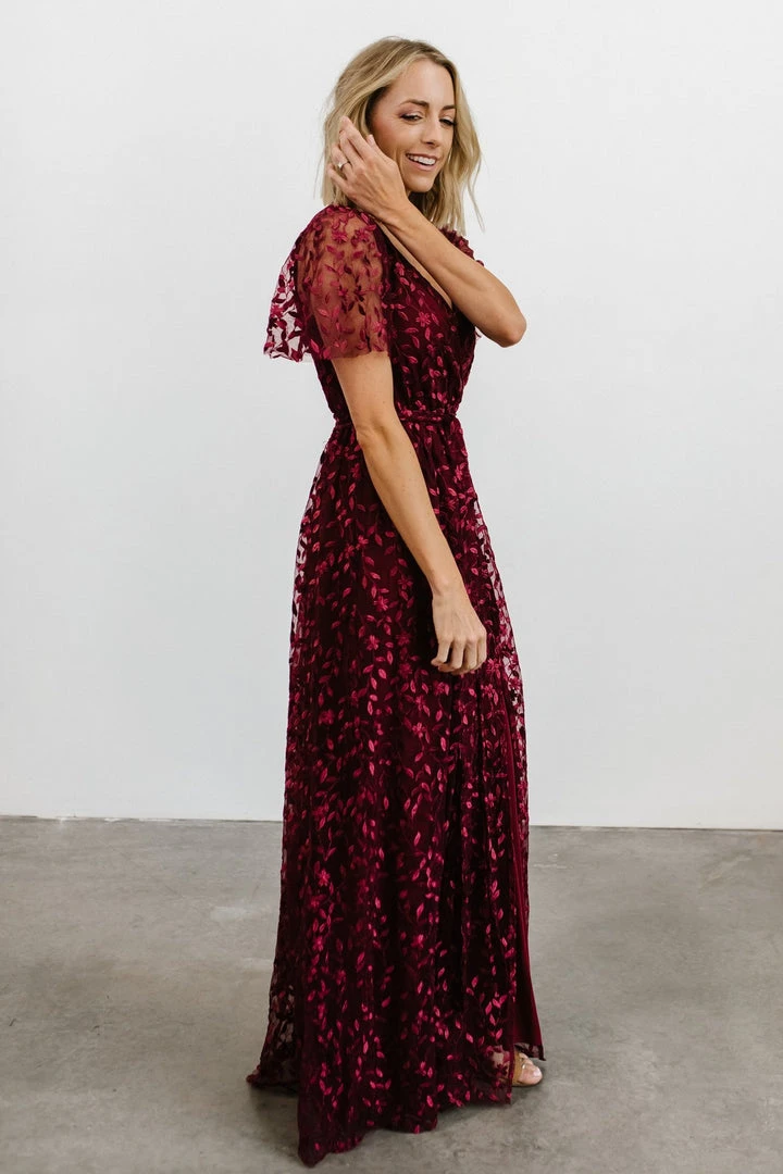 BB Custom Marseille Embossed Maxi Dress | Mulberry Dresses 9 BB Custom Marseille Embossed Maxi Dress | Mulberry Dresses