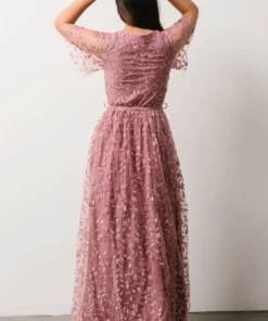 BB Custom Marseille Embossed Maxi Dress | Orchid Dresses 2 BB Custom Marseille Embossed Maxi Dress | Orchid Dresses