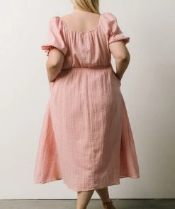 HAY Martha Smocked Midi Dress | Dusty Pink Dresses 28 HAY Martha Smocked Midi Dress | Dusty Pink Dresses