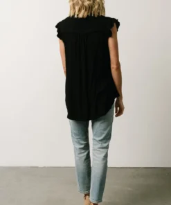 KA Mason Top | Black Tops