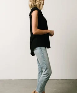 KA Mason Top | Black Tops