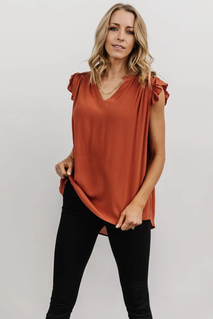 KA Mason Top | Rust 2 KA Mason Top | Rust