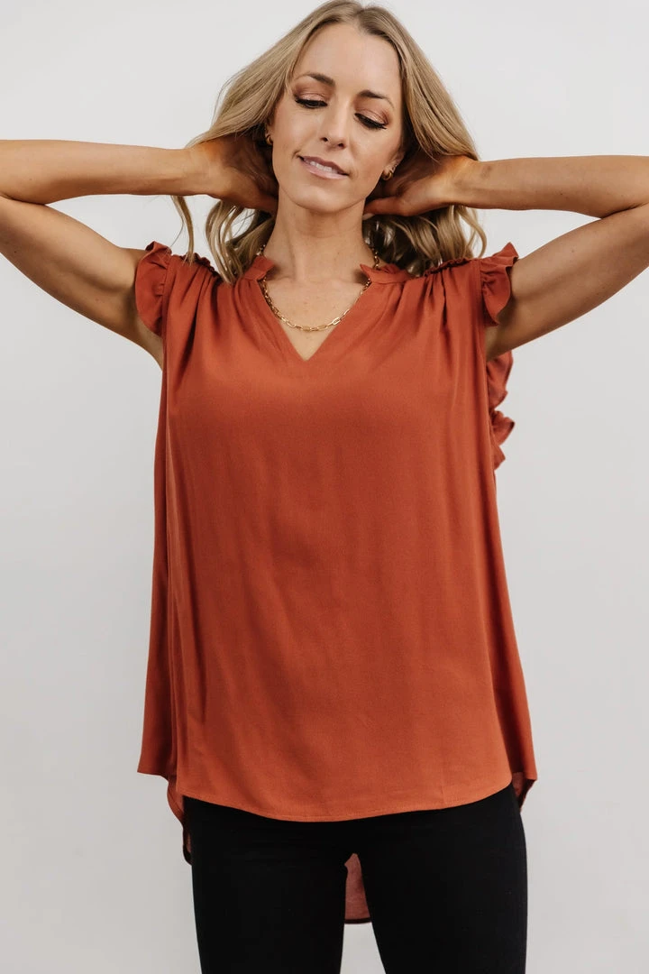 KA Mason Top | Rust 6 KA Mason Top | Rust