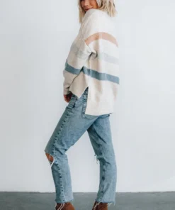 LUM Tops Mavis Stripe Sweater | Natural