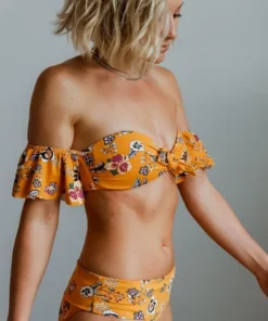EN Swim Miami Bikini Bottom | Yellow Floral