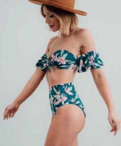 EN Swim Miami Bikini Top | Topaz Floral