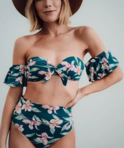EN Swim Miami Bikini Top | Topaz Floral