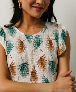 HAY Micah Tropical Midi Dress | Ivory 13 HAY Micah Tropical Midi Dress | Ivory