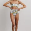 EN Swim Milos Bikini Top | Lemon Print