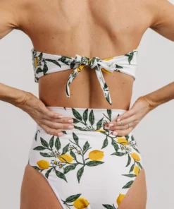 EN Swim Milos Bikini Top | Lemon Print