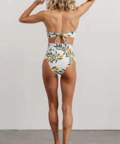 EN Swim Milos Bikini Top | Lemon Print